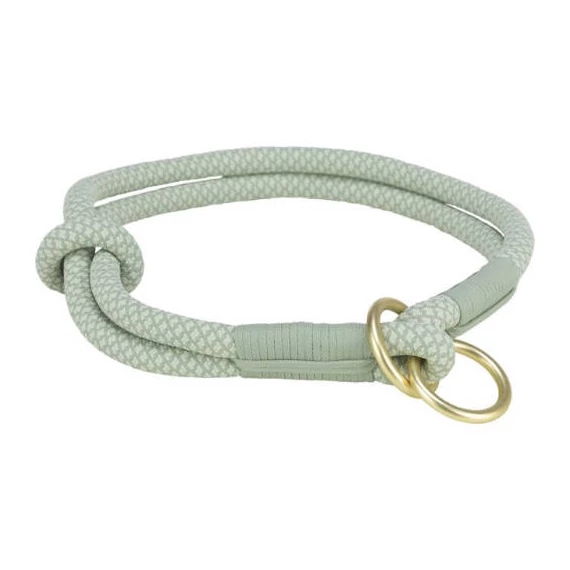 Trixie soft rope semi-choke - félfojtó nyakörv (zsálya/menta) kutyák részére (XS-S:30cm/Ø6mm)
