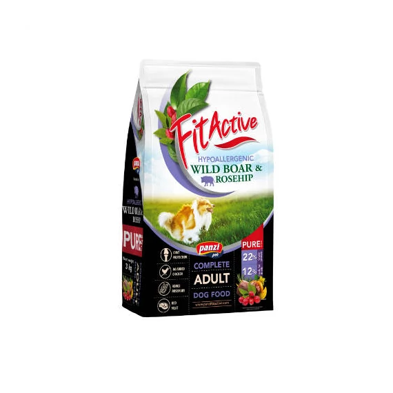 FitActive PURE 3kg Hypoallergenic Wild BoarRosehip (vaddisznó, csipkebogyó)