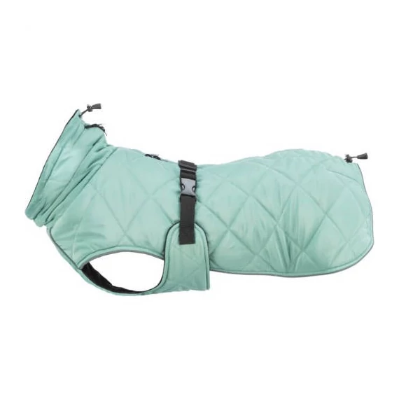 KT25.Trixie Coat CityStyle Oslo - kabát (jadezöld) kutyák részére (L) 55cm