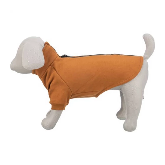 KT26.Trixie CityStyle Amsterdam sweatshirt - pulóver (rozsdabarna) kutyák részére (S) 40cm