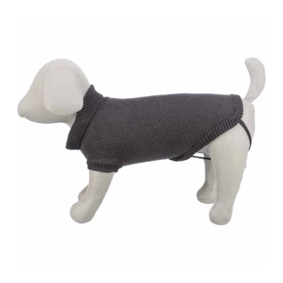 KT26.Trixie Pullover CityStyle Berlin - pulóver (antracitszürke) kutyák részére (XS) 24cm