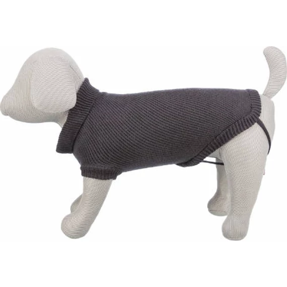 KT26.Trixie Pullover CityStyle Berlin - pulóver (antracitszürke) kutyák részére (S) 36cm