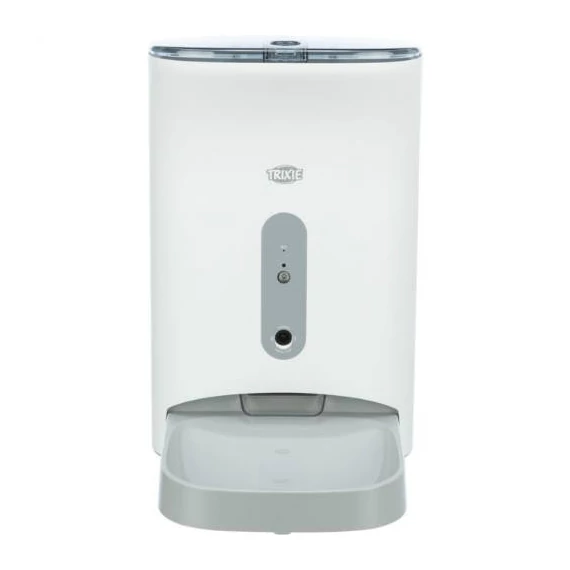 KT26.Trixie 24344 TX8 Smart Automatic Food Dispenser - automata etető (fehér/szürke)  4.5 l (24×38×19cm)