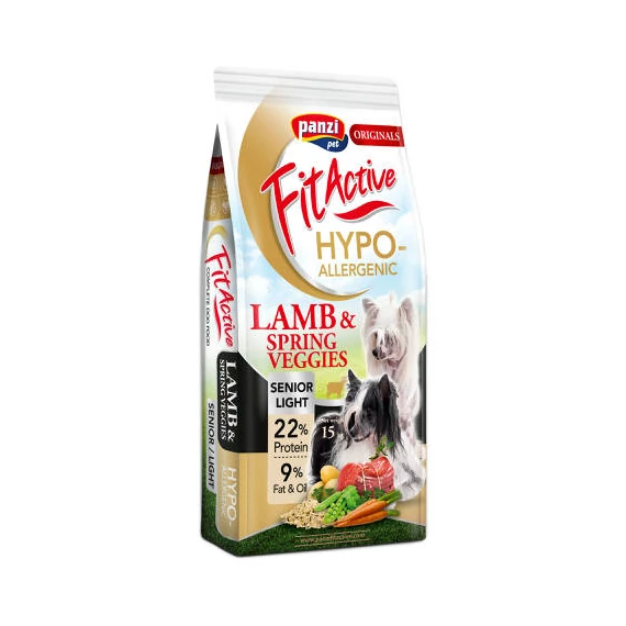 FitActive ORIGINALS 15kg SENIOR/LIGHT HYPOALLERGENIC LambSpring Veggies