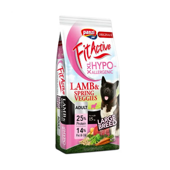 FitActive ORIGINALS HYPOALLERGENIC Adult LambSpring Veggies (báránytavaszi zöldségek) - LARGE BREED - 15kg