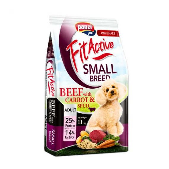 FitActive ORIGINALS SMALL BREED REGULAR Beef with Carrots and Spud (marha, sárgarépa, burgonya) 11kg