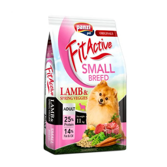 FitActive ORIGINALS SMALL BREED ADULT HYPOALLERGENIC LambSpring Veggies (báránytavaszi zöldségek) 11 kg