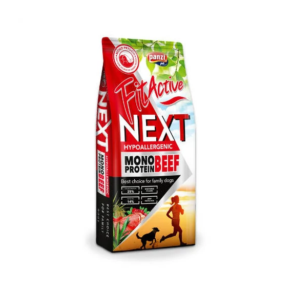 FitActiveNEXT Hypoallergenic MONO BEEF with cranberry (Marha-vörösáfonya, 15 kg)