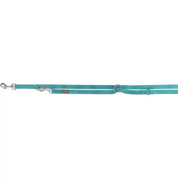 trixie prémium állítható póráz - aqua - (M-L) 2m/20mm