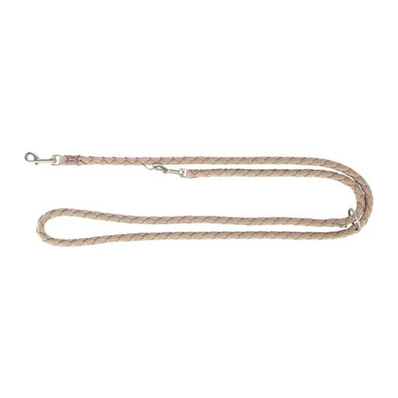 Trixie Cavo Leash - állítható, fonott póráz (sangria málna/petrol kék) kutyák részére (L-XL) 2m/ø18mm