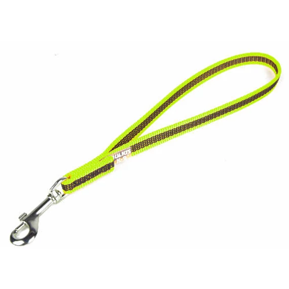 B:JK9 Color  Gray - Gumis póráz neon-szürke 14 mm/ 45cm fogóval