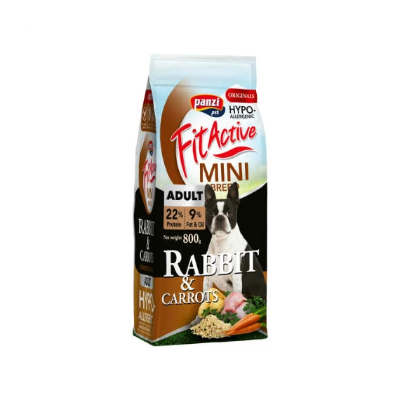 FitActive ORIGINALS MINI 800g ADULT HYPOALLERGENIC Rabbitcarrots