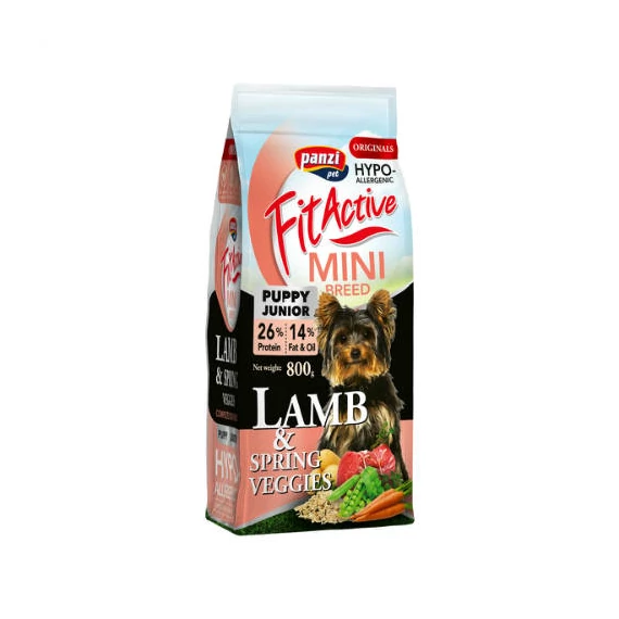 FitActive ORIGINALS MINI 800g PUPPY HYPOALLERGENIC LambSpring Veggies