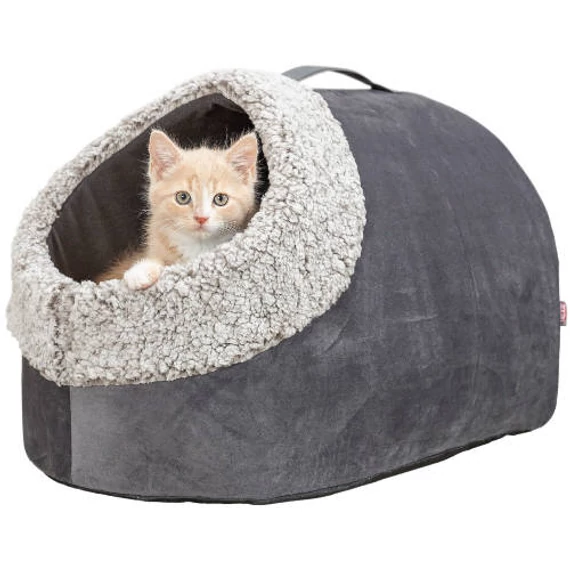 Trixie Cave Calida - bújó 50x30x35cm, szürke,fehér/fekete