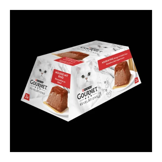 Gourmet REVELATIONS pástétom marhával és zamatos szósszal 2x57g