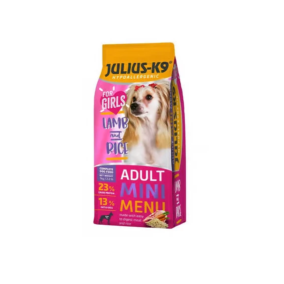 Julius K-9 MINI FOR GIRLS 1kg ADULT HYPOALLERGENIC LambRice