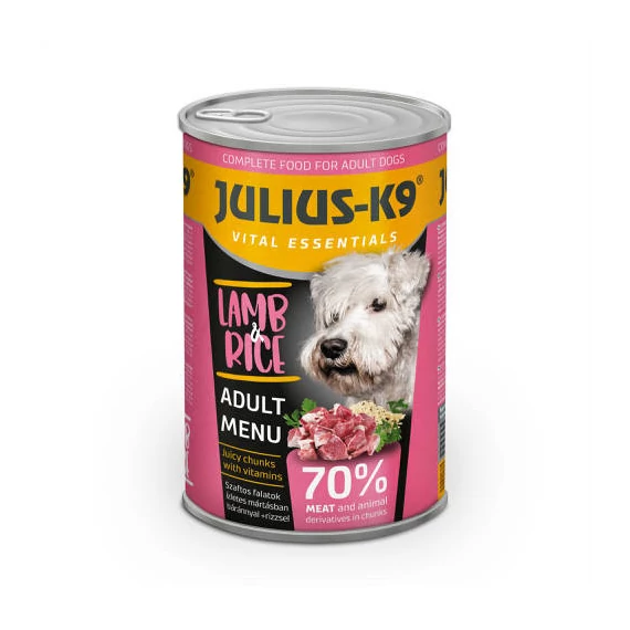 JULIUS-K9 DOG LambRice konzerv (bárányrizs) 1230g
