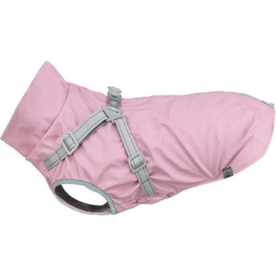 Trixie Pontis esőkabát,hámmal, S:36cm, pink