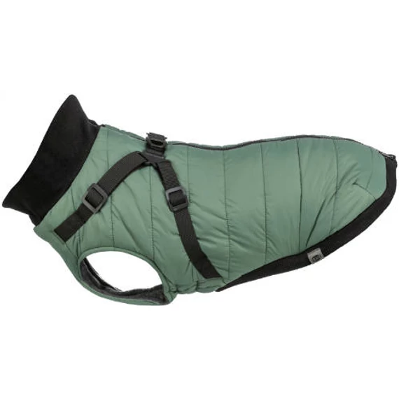 Trixie Coat Pontis with Harness - kabát hámmal (zsálya, vízlepergető) kutyák részére (S) 36cm