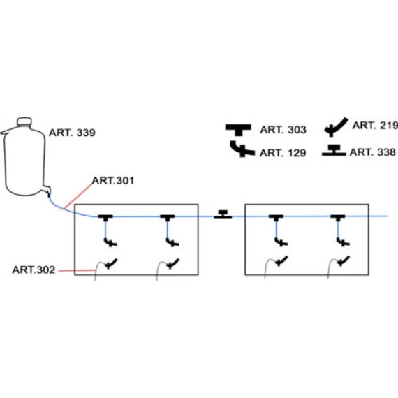 2GR Tubo Diam. Int.5 X Art.129-hez Art.301 (50m)