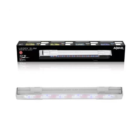 AquaEl Leddy Slim Plant White - LED akváriumvilágítás (fehér) nyitott akváriumokhoz (32W) 2.0