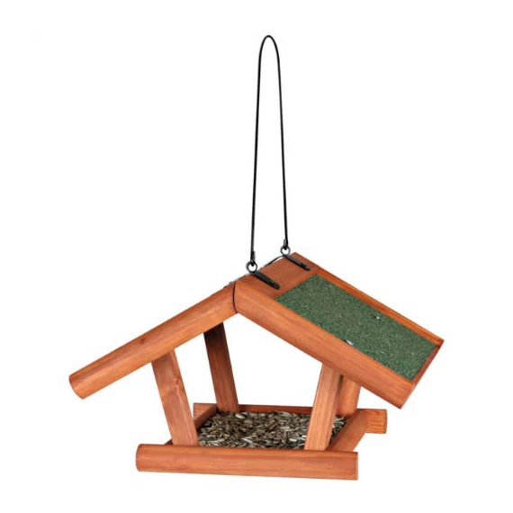 Trixie Bird Feeder - Kerti madáreteteő (fenyő,mázas) vadmadarak részére (30x18x28cm)