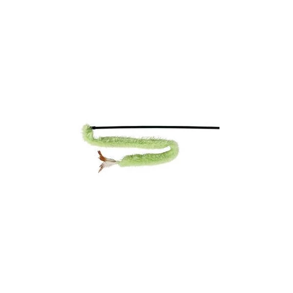 Trixie Playing Rod with Plush Strip - játék macskapeca (plüss szalagal) macskák részére (48cm)