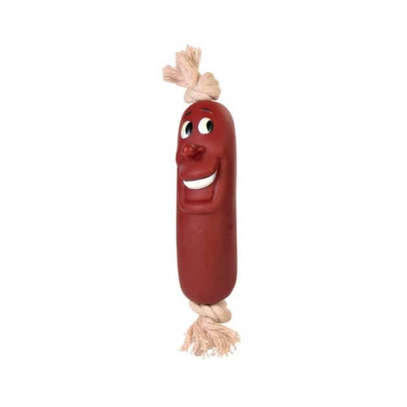 Trixie Sausages on a Rope - vinil játék (kolbász) kutyák részére (Ø75cm)