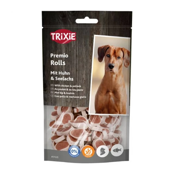 Trixie Premio Fish Chicken Rolls - jutalomfalat (csirke,hal) kutyák részére (75g)