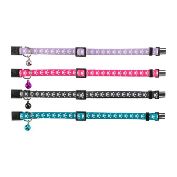 Trixie Cat Collar, Elastic - nyakörv (mintás, többféle színben) macskák részére