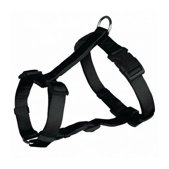 KT24: Trixie Classic hám - fekete - (M-L) 50-75cm/20mm