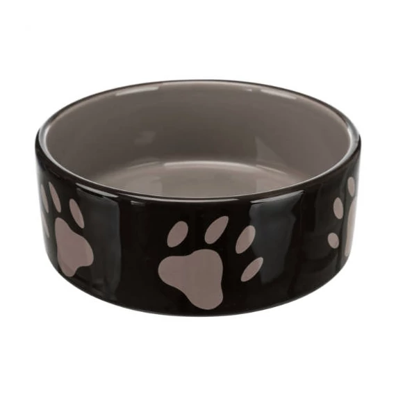 Trixie Ceramic Bowl - kerámi tál (mancs mintával) kutyák részére (Ø12cm/0,3l)
