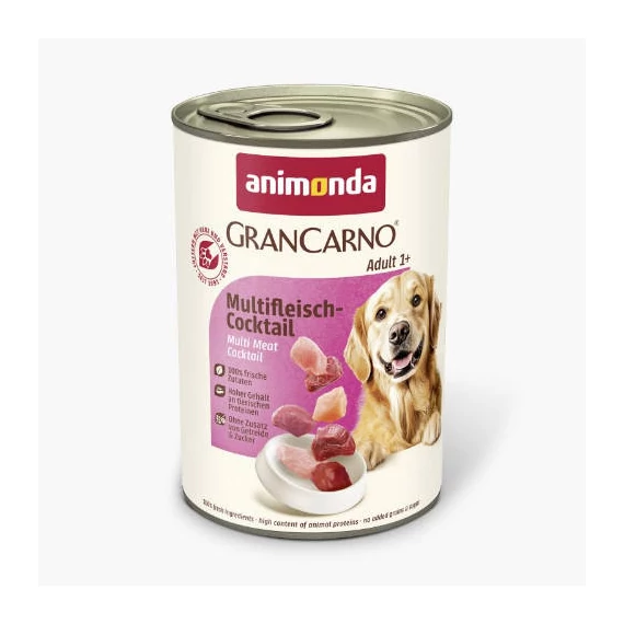 Animonda GranCarno Adult (multihús-koktél) konzerv - Felnőtt kutyák részére (400g)