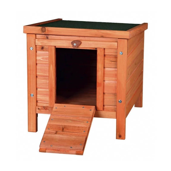 KT26.Trixe Small Animal Home - Kültéri, kifutóhoz csatlakoztatható rágcsáló ház (42x43x51cm)