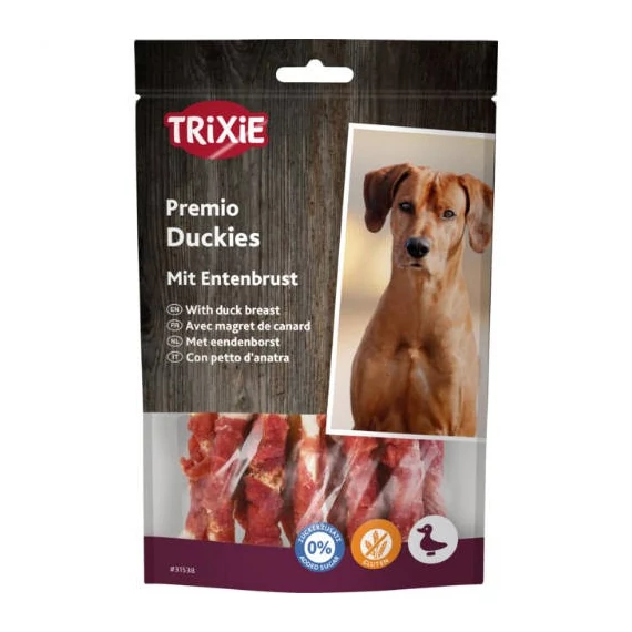 Trixie 31538 Premio Duckies - jutalomfalat (kacsahús) kutyák részére (100g)