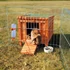 KT26.Trixe Small Animal Home - Kültéri, kifutóhoz csatlakoztatható rágcsáló ház (42x43x51cm)